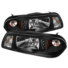 Load image into Gallery viewer, Spyder Ford Mustang 87-93 1PC LED (Replaceable LEDs)Crystal Headlights Black HD-YD-FM87-1PC-LED-BK 5012531