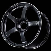 Load image into Gallery viewer, Advan TC4 18x8.5 +45 5-100 Racing Black GunMetallic &amp; Ring Wheel YAD8H45DBGR