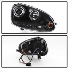 Load image into Gallery viewer, Spyder Volkswagen GTI 06-09/Jetta 06-09 Halogen Model Only - LED Halo DRL Black PRO-YD-VG06-HL-BK 5012098