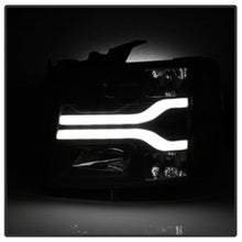 Load image into Gallery viewer, Spyder Chevy Silverado 1500 07-13 Version 3 Projector Headlights - Black PRO-YD-CS07V3-LBDRL-BK 5083609