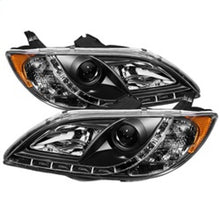 Load image into Gallery viewer, Spyder Mazda 3 04-08 4Dr Sedan Projector Headlights Halogen - DRL Blk PRO-YD-M304-DRL-BK 5017451