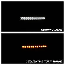 Load image into Gallery viewer, Spyder Jeep Wrangler 2018-2019 (Halogen Model Only) LED Front Bumper Lights - Seq. Signal - Black 5086785