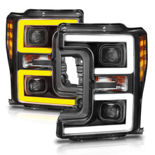 Load image into Gallery viewer, Anzo LED Headlights 17-18 Ford F-250 Projector Plank-Style