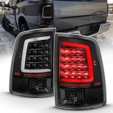 Load image into Gallery viewer, ANZO 2009-2018 Dodge Ram 1500 LED Taillight Plank Style Black w/Clear Lens 311318