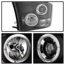 Load image into Gallery viewer, Spyder Dodge Ram 1500 09-14 10-14 Projector Headlights Halogen- LED Halo LED - Blk PRO-YD-DR09-HL-BK 5010032