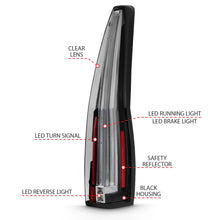 Load image into Gallery viewer, ANZO 2007-2014 Cadillac Escalade Led Taillights Red/Clear 311296