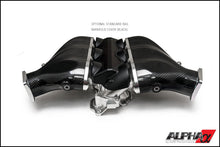 Load image into Gallery viewer, AMS Performance 2009+ Nissan GT-R Alpha Carbon Fiber/Billet Intake Manifold w/Std Fuel Rail - Clear ALP.07.08.0101-1