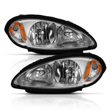 Load image into Gallery viewer, ANZO 2001-2005 Chrysler Pt Cruiser Crystal Headlight Chrome Amber (OE) 111472
