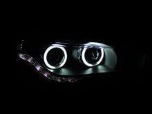 Load image into Gallery viewer, Anzo 2008-2015 Mitsubishi Lancer Projector Headlights w/ Halo Black (CCFL)