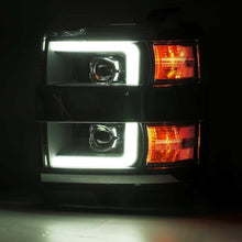 Load image into Gallery viewer, AlphaRex 15-19 Chevy 2500HD PRO-Series Proj Headlights Plank Style Blk w/Activ Light/Seq Signal/DRL 880224 *Discontinued