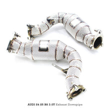 Load image into Gallery viewer, Free Flow 304 Stainless Exhaust Downpipe for Audi S4 S5 B8