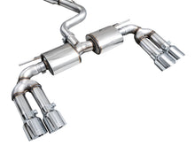 Load image into Gallery viewer, AWE Tuning AWE 22-24 Audi 8Y S3 Touring Edition Exhaust - Chrome Silver Tips 3015-42897