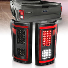 Load image into Gallery viewer, ANZO 15-17 Ford F-150 LED Taillights Black w/ Sequential 311293