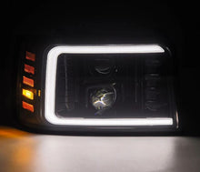 Load image into Gallery viewer, AlphaRex 92-96 Ford F-Series/Bronco PRO-Series Proj Headlights Alpha-Blk w/Seq. Sig &amp; DRL 880265 *Discontinued