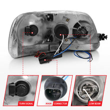 Load image into Gallery viewer, Anzo 1997-2003 Ford F-150 Projector Headlights w/ Halo Black (CCFL)