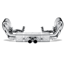 Load image into Gallery viewer, Akrapovic 06-09 Porsche 911 GT3/RS 3.6 Evolution Line w/ Header (Titanium) w/ Titanium Tips S-PO997GT3E