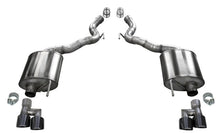 Load image into Gallery viewer, Corsa 18-20 Ford Mustang GT Convertible w/o Active Valves Sport Axle-Back w/ Black PVD 4in Tips 21050BLK