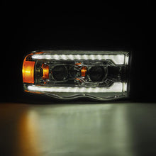 Load image into Gallery viewer, AlphaRex 02-05 Dodge Ram 1500 LUXX LED Proj Headlights Plank Style Chrome w/Activ Light/Seq Signal 880568 *Discontinued