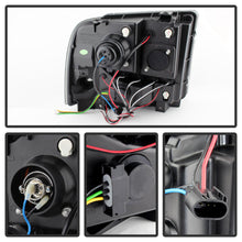 Load image into Gallery viewer, Spyder Ford F250/350 05-07 Projector Headlights LED Halo LED Blk Smke PRO-YD-FS05-HL-BSM 5078483