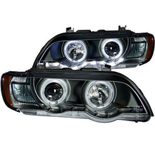Load image into Gallery viewer, Anzo 2000-2003 BMW X5 Projector Headlights w/ Halo Black