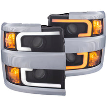 Load image into Gallery viewer, Anzo Projector Headlights 15-17 Chevrolet Silverado 2500HD / 3500HD Black w