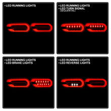 Load image into Gallery viewer, Spyder Chevy Camaro 16-18 Halogen LED Tail Lights Black ALT-YD-CCAM16HAL-SEQ-BK 5087218