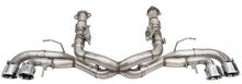 Load image into Gallery viewer, Corsa 2020 Corvette C8 3in Xtreme Cat-Back Exhaust 4.5in Pol Quad Tips - Integrates stock AFM Valve 21102