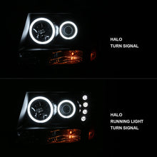 Load image into Gallery viewer, Anzo 2007-2013 Chevrolet Avalanche Projector Headlights w/ Halo Black(CCFL)