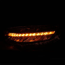 Load image into Gallery viewer, ANZO 16-17 Honda Civic Projector Headlights Plank Style Black w/Amber/Sequential Turn Signal 121527