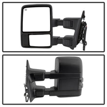 Load image into Gallery viewer, SPYDER xTune Ford SuperDuty 08-15 Extendable Heated Mirrors w/ LED Signal Smoke MIR-FDSD08S-PW-SM-SET 9935831