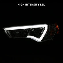 Load image into Gallery viewer, ANZO 14-18 Toyota 4 Runner Plank Style Projector Headlights Chrome w/ Amber 111417