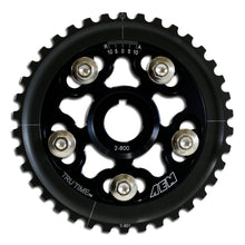 Load image into Gallery viewer, AEM Electronics Tru-Time Cam Gear Black 5-Bolt Honda D15B7 D16A6 &amp; D16Z6