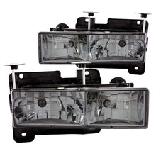 Load image into Gallery viewer, Anzo 1988-1998 Chevrolet C1500 Crystal Headlights w/ Smoke Lens