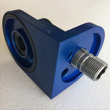 Load image into Gallery viewer, Ford Racing Push Rod V8 90 Degree Billet Oil Filter Adapter M-6880-B50