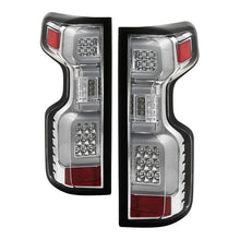 Load image into Gallery viewer, Spyder Chevy Silverado 19-20 (Do Not Fit Halogen Model) LED Tail Light - Chrome ALT-YD-CS19LED-C 5087287