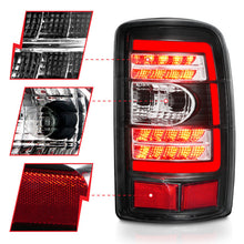 Load image into Gallery viewer, ANZO 2000-2006 Chevrolet Tahoe LED Tail Lights w/ Clear Lens Black Housing 311362