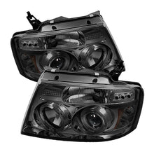Load image into Gallery viewer, Spyder Ford F150 04-08 Projector Headlights Version 2 LED Halo LED Smke PRO-YD-FF15004-HL-G2-SM 5010223