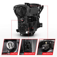 Load image into Gallery viewer, Anzo 2015-2016 Ford F-150 Projector Headlights w/ Plank Style Switchback Bl