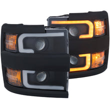 Load image into Gallery viewer, Anzo Projector Headlights 15-17 Chevrolet Silverado 2500HD / 3500HD Black w