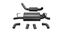 Load image into Gallery viewer, Corsa 18+ Jeep Wrangler JL 2.5in Dual Rear Turn Down Exit Black Touring Axle-Back Exhaust 21015BLK
