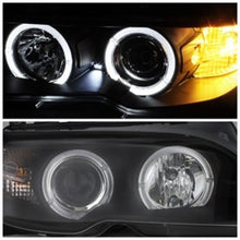 Load image into Gallery viewer, Spyder BMW E46 3-Series 04-06 2 DR Projector Halogen Model- LED Halo Blk PRO-YD-BMWE4604-2DR-HL-BK 5077141