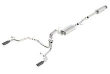Load image into Gallery viewer, Borla 15-17 Ford F-150 2.7L/ 3.5L EcoBoost/ 5.0L V8 Rear Exit S-Type Catback Exhaust Black Chrome 140615BC