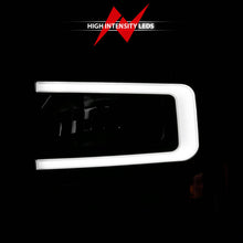 Load image into Gallery viewer, ANZO 99-04 Ford F250/F350/F450/Excursion (excl. 99) Crystal Headlights - w/ Light Bar Black Housing 111549