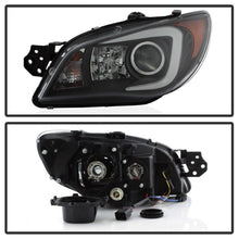 Load image into Gallery viewer, Spyder Subaru WRX 06-07 Projector Headlights - HID Model Only - Black PRO-YD-SWRX06-HID-LBDRL-BK 5083913