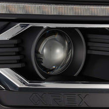 Load image into Gallery viewer, AlphaRex 12-15 Toyota Tacoma LUXX LED Projector Headlights Plank Style Black w/DRL 880751 *Discontinued