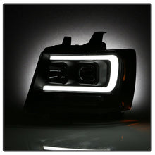 Load image into Gallery viewer, Spyder 07-14 Chevy Suburban/1500/2500/Tahoe V2 Projector Headlights All Blk PRO-YD-CSUB07V2-DRL-BKV2 5085986