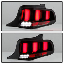 Load image into Gallery viewer, Spyder 10-12 Ford Mustang Light Bar Seq Turn Signal LED Tail Lights - Smoke ALT-YD-FM10-LED-SM 5085115