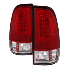 Load image into Gallery viewer, Spyder 08-16 Ford Super Duty F-250 V3 Light Bar LED Tail Lights - Red Clear (ALT-YD-FS07V3-LBLED-RC) 5084736