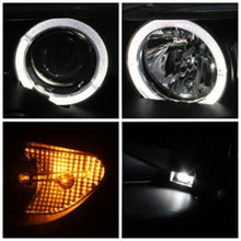 Load image into Gallery viewer, Spyder BMW E46 3-Series 04-06 2 DR Projector Halogen Model- LED Halo Blk PRO-YD-BMWE4604-2DR-HL-BK 5077141
