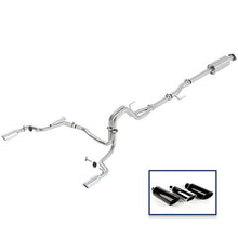 Load image into Gallery viewer, Ford Racing 15-18 F-150 5.0L Cat-Back Extreme Exhaust System Rear Exit w/ Chrome Tips M-5200-F1550DECA